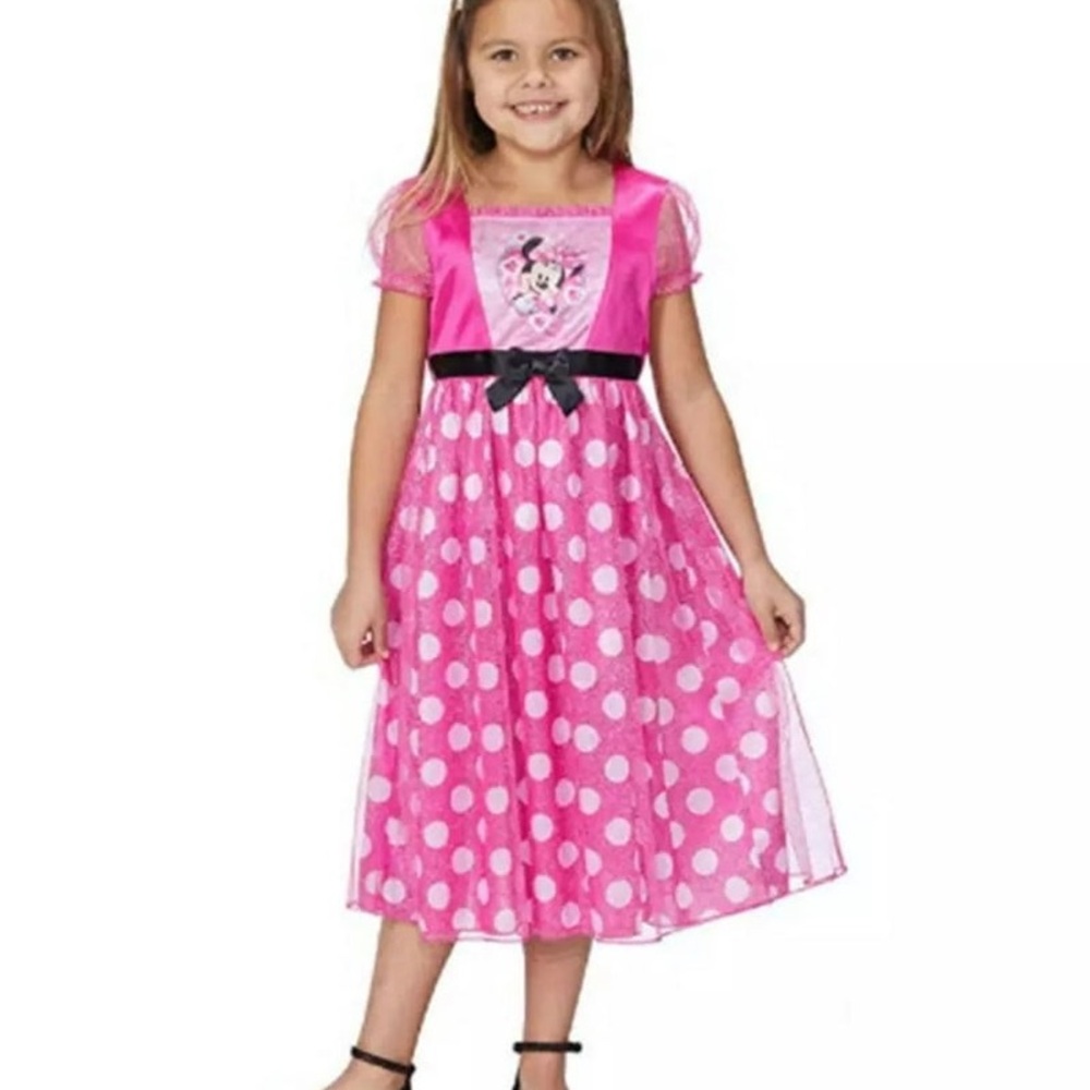 Disney Pink Dress with Character Design